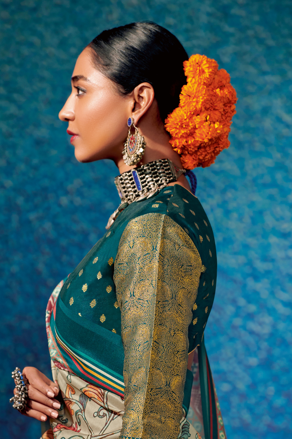 Kalam x Patola Dola Silk Saree with Traditional Charm