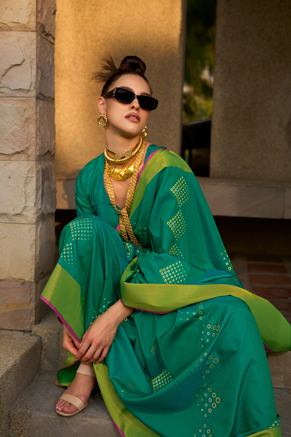Timeless Elegance Woven in Luxurious Handloom Satin Grace