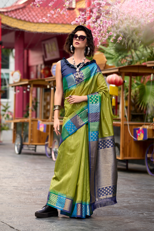 Heritage Handloom Banarasi Silk Saree Pure Regal & Timeless - LaVante Fashion