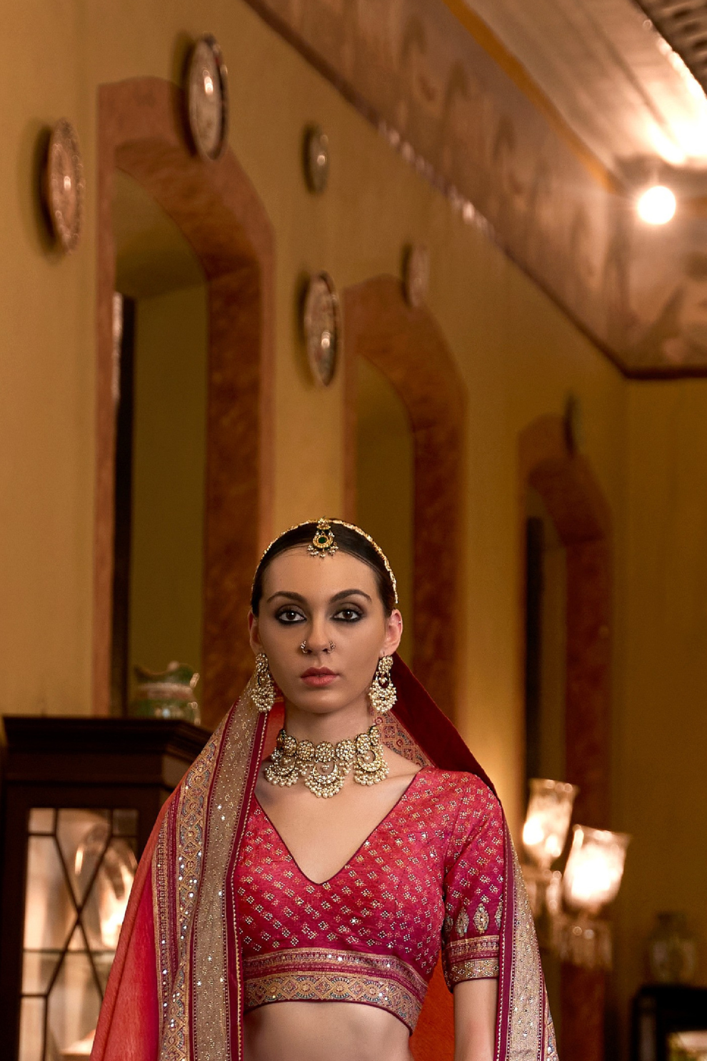 Majestic Magenta Pink Designer Silk Lehenga - LaVante Fashion