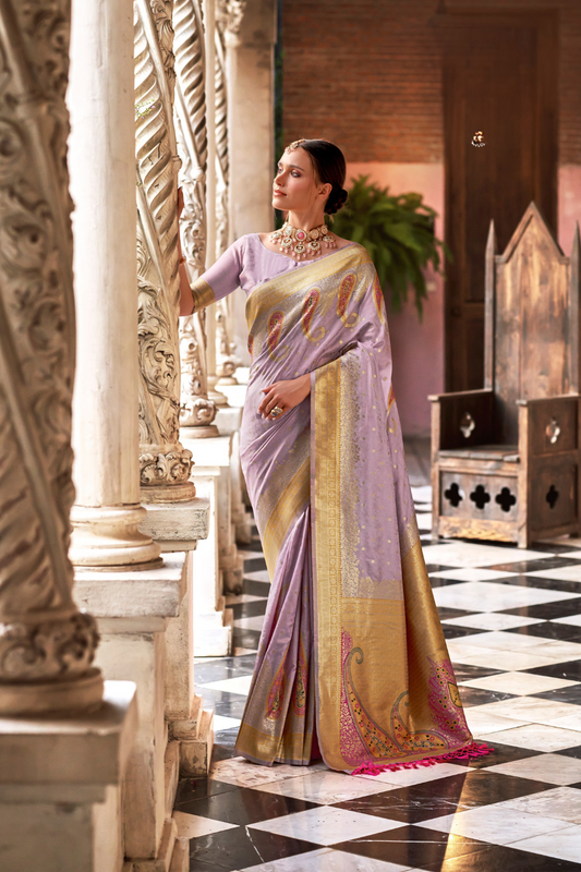 Soft Silk Saree with Graceful Drape and Lustrous Finish - LaVante Fashion
