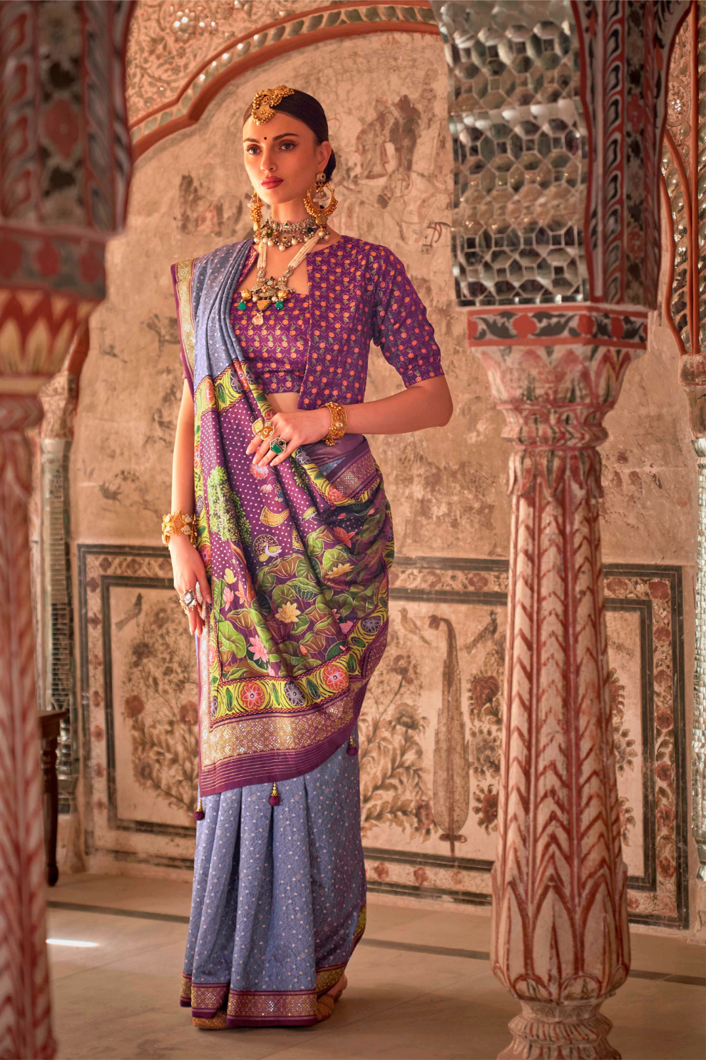 Super P.V. Silk Saree with Exclusive Value Addition Work