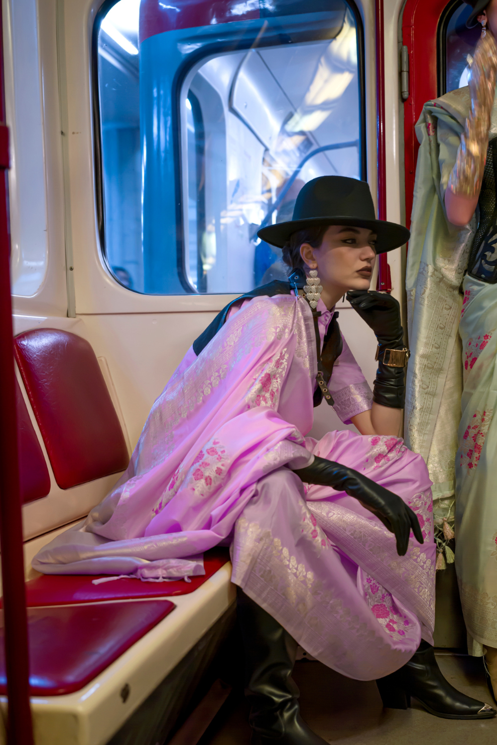 Banarasi Katan Silk Saree with Rich Zari Weaving