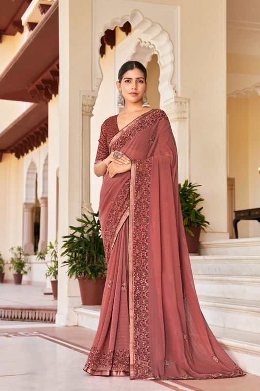 Suhana Silkweave Saree with Elegant Texture - LaVante Fashion