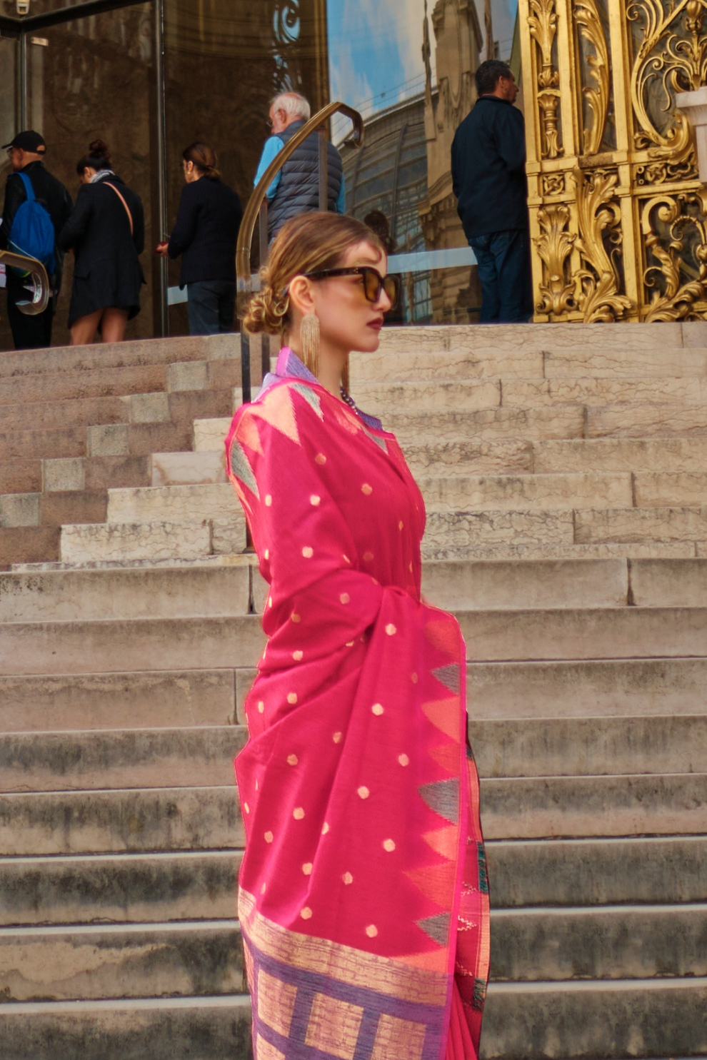 Banarasi Kadhi Silk Saree with Rich Traditional Weaving