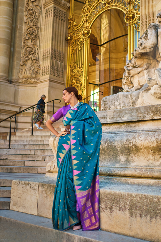 Banarasi Kadhi Silk Saree with Rich Traditional Weaving