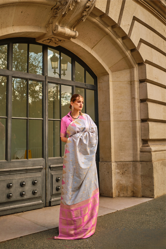 Banarasi Kadhi Silk Saree with Rich Traditional Weaving