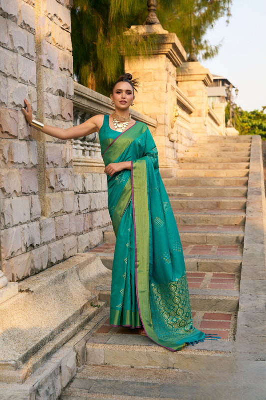 Timeless Elegance Woven in Luxurious Handloom Satin Grace