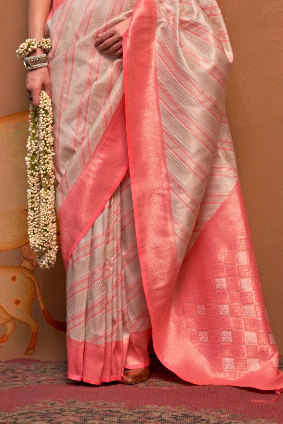 Pure Handloom Silk Saree with Traditional Charm