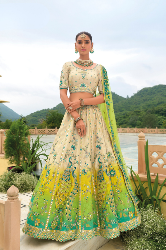 Designer Ethnic Lehenga with Dupatta and Intricate Embroidery