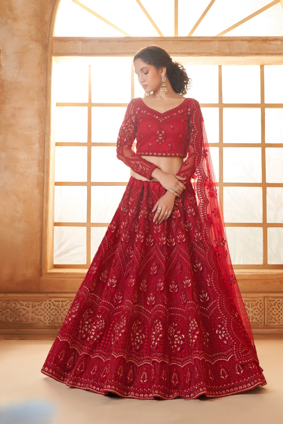 Cord Embellished Designer Lehenga Choli For Weddings & Parties