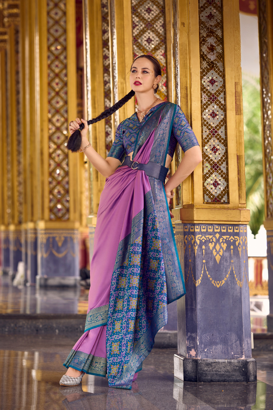 Pure Soft Banarasi Silk Saree with Traditional Zari Weaving - LaVante Fashion