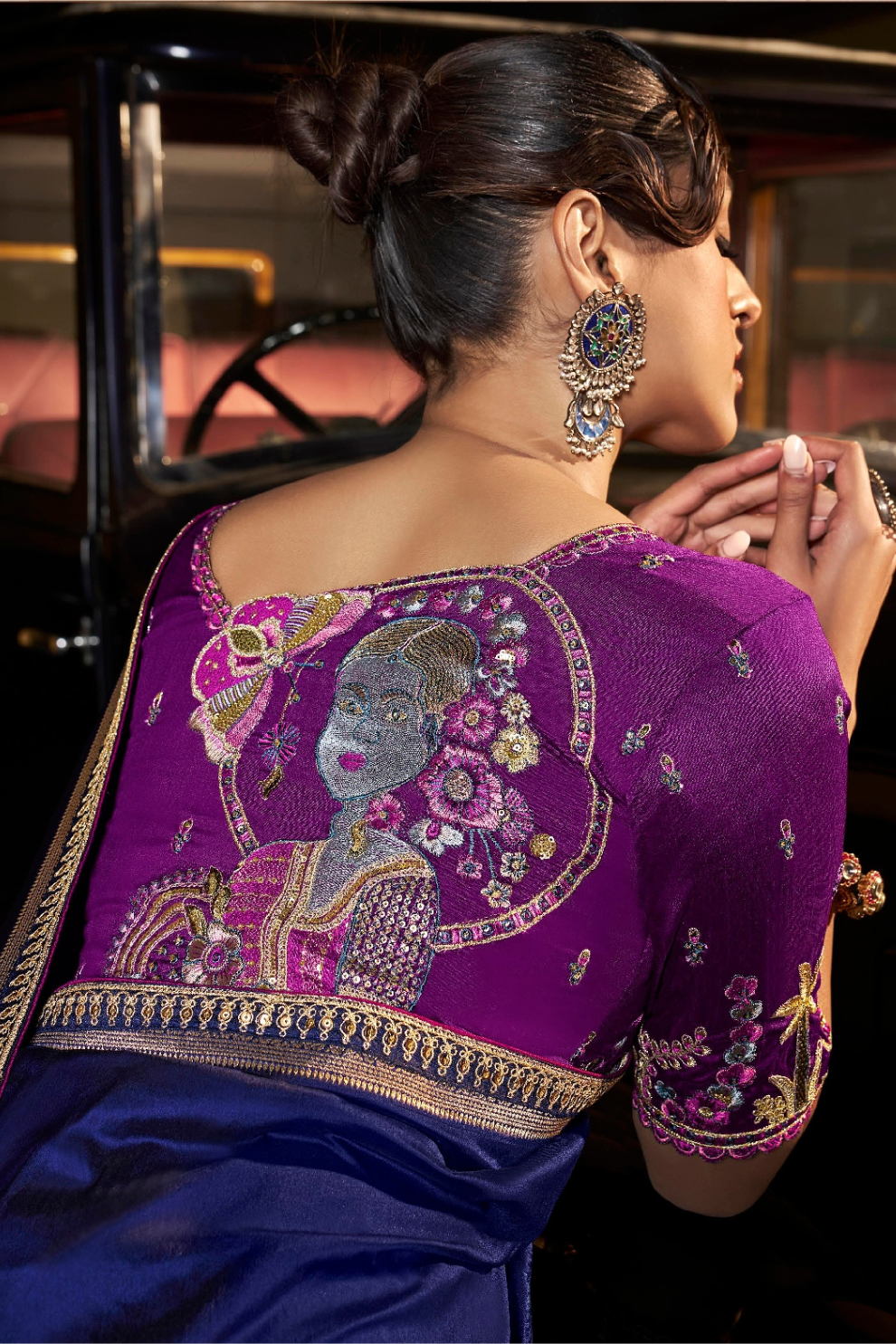 Pure Silk Saree with Beautifully Weaved Pallu and Border - LaVante Fashion