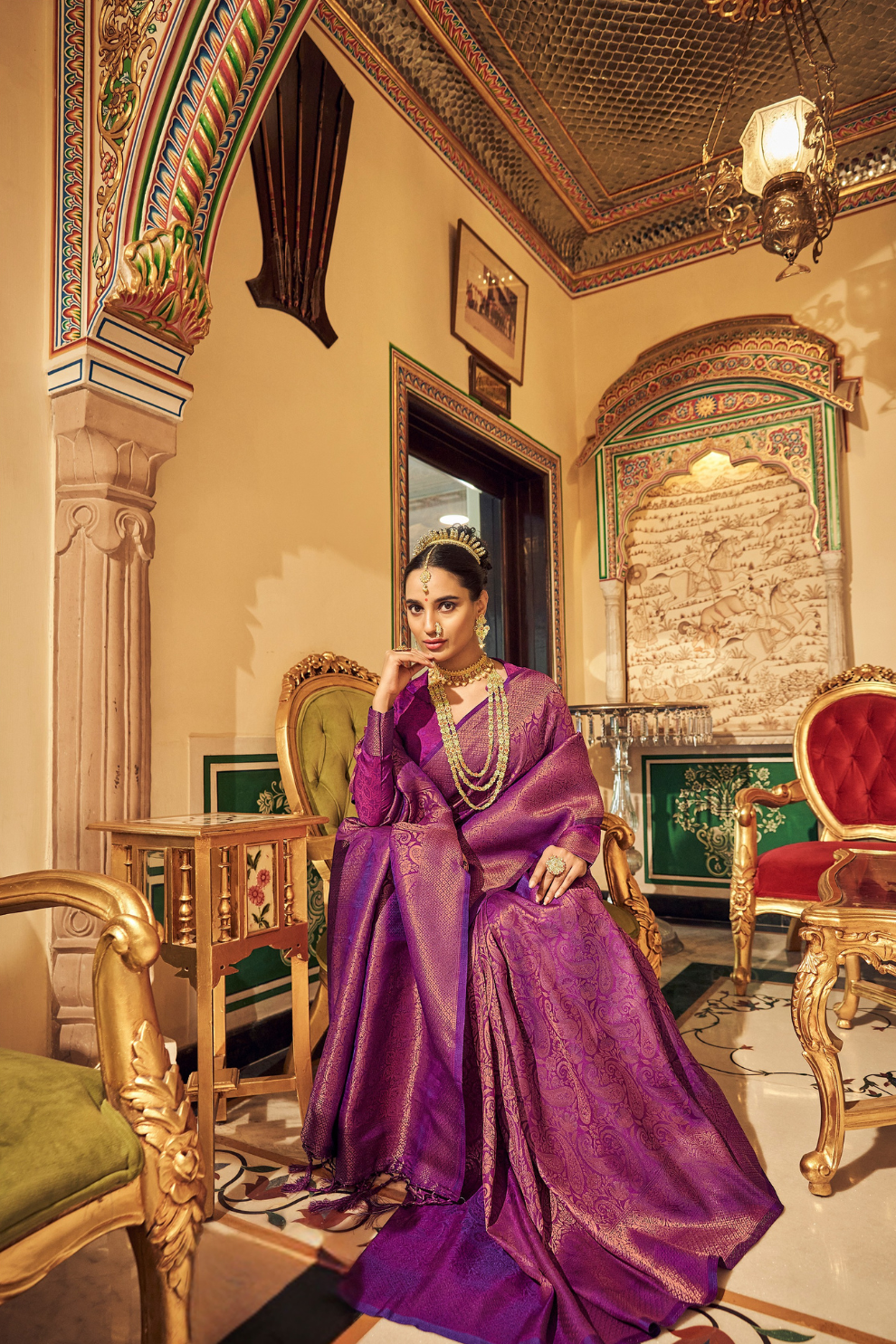 Graceful Loom Pure Handloom Silk Saree in Luxurious Soft Finish - LaVante Fashion