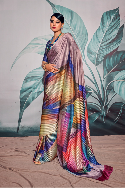 Soft Satin with Digital Print - LaVante Fashion