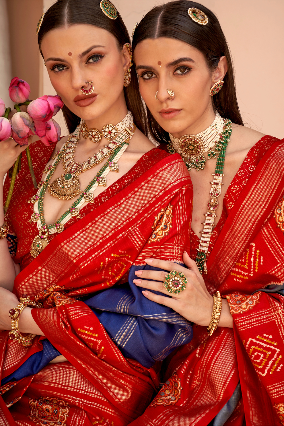 Classic Patola Motif Silk Saree for Festive Occasions