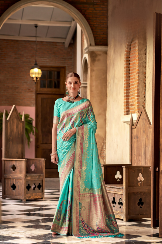 Soft Silk Saree with Graceful Drape and Lustrous Finish - LaVante Fashion