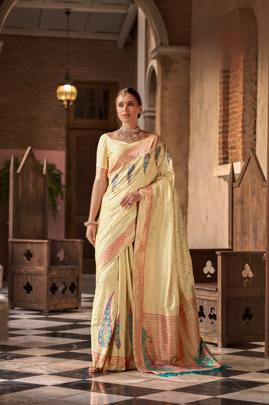 Soft Silk Saree with Graceful Drape and Lustrous Finish - LaVante Fashion