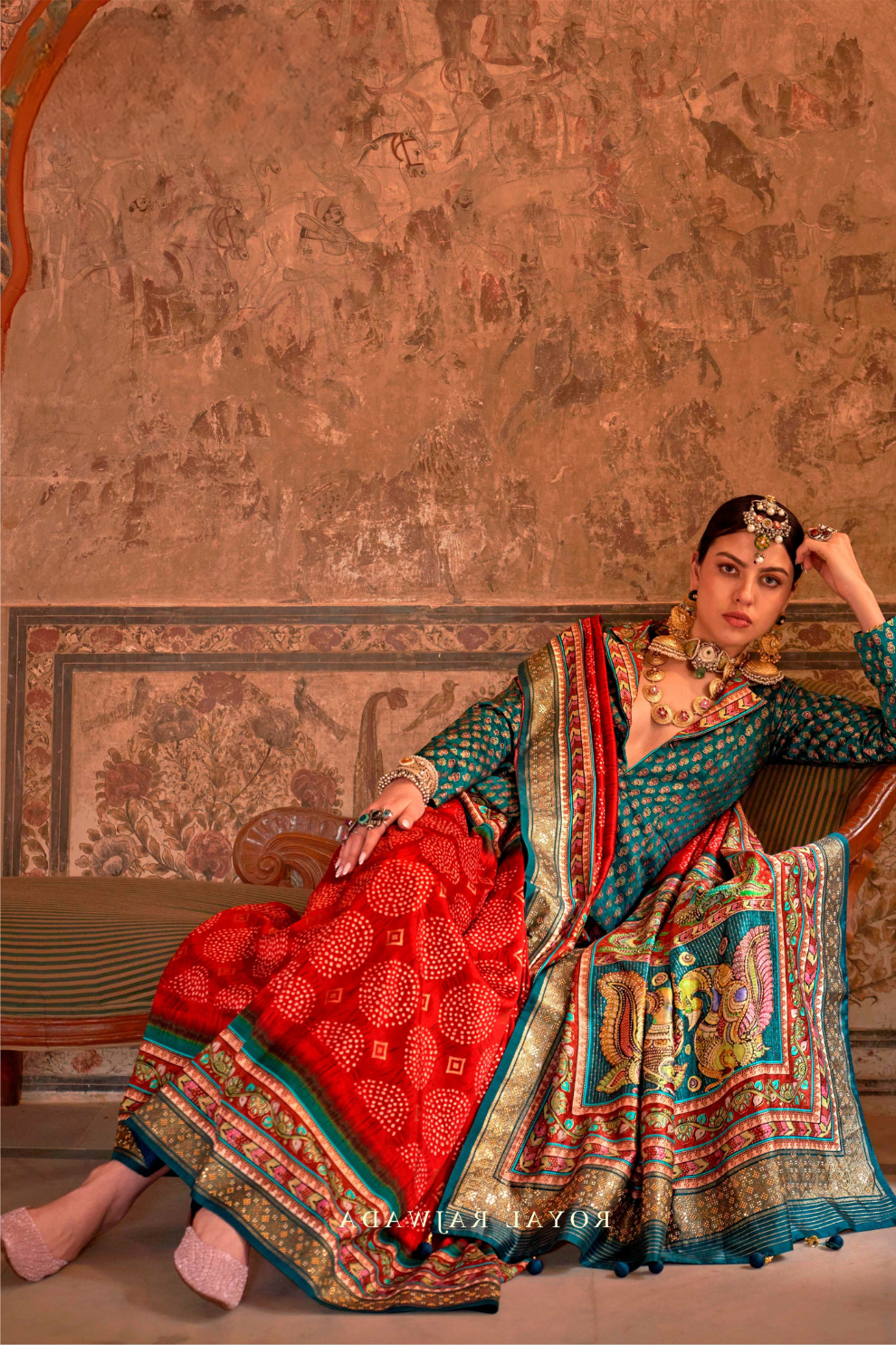 Super P.V. Silk Saree with Exclusive Value Addition Work