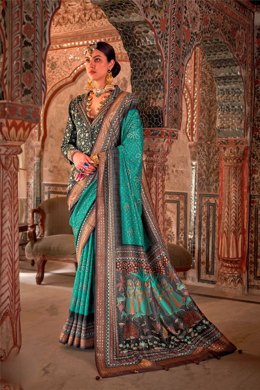 Super P.V. Silk Saree with Exclusive Value Addition Work