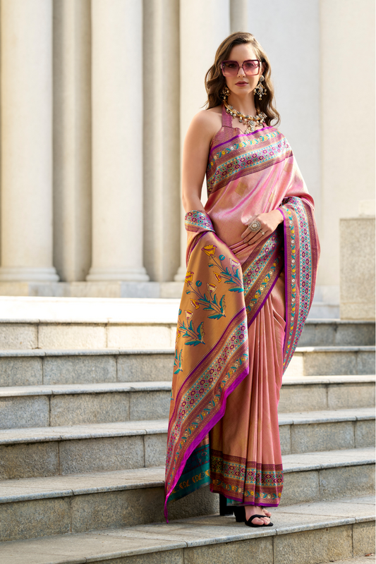 Tissue Silk Saree – Sheer Elegance with a Subtle Shine - LaVante Fashion