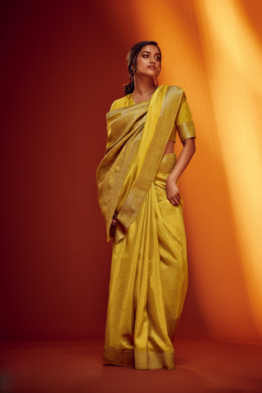 Viscose Woven Digitally Printed Saree with Elegant Blouse