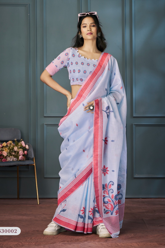 Handloom Linen with Beautiful Weaving - LaVante Fashion