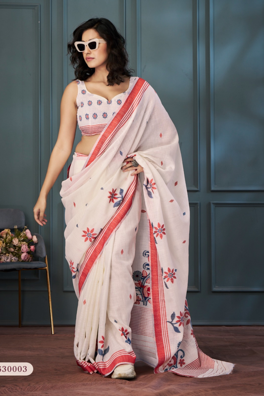 Handloom Linen with Beautiful Weaving - LaVante Fashion