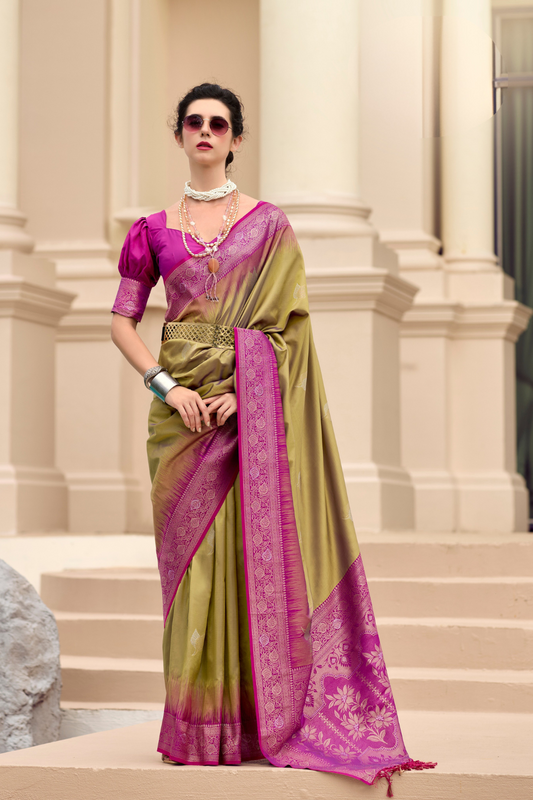 Pure Touch Soft Silk with Zari Weaving - LaVante Fashion