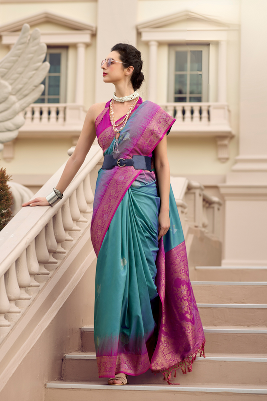 Pure Touch Soft Silk with Zari Weaving - LaVante Fashion