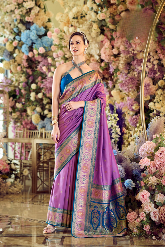 Pure Soft Banarasi Silk Saree A Royal Drape of Tradition - LaVante Fashion