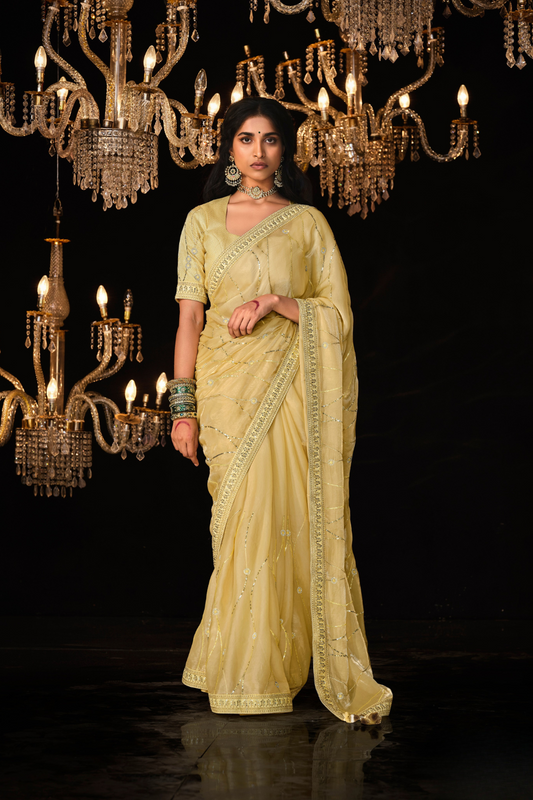 Banarasi Silk Saree with Elegant Weaving for Weddings