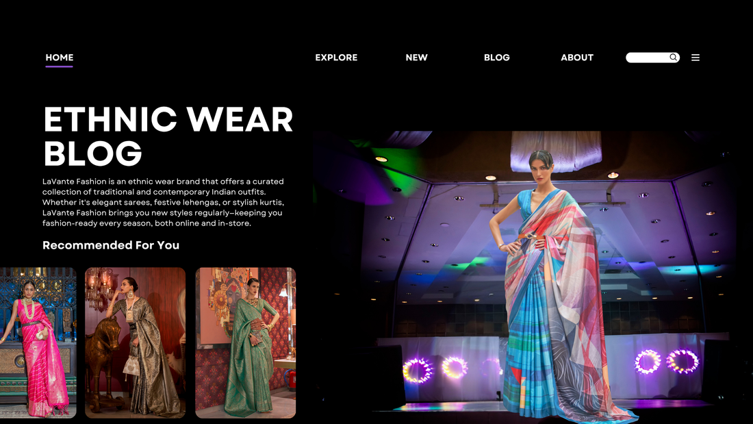 The Timeless Charm of Banarasi Sarees: A Legacy Reimagined by LaVante Fashion