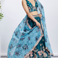 Pure Georgette Sequins And Thread Embroidery Lehenga Choli