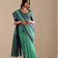 Handloom Cotton Fabric with Contrast Border - LaVante Fashion