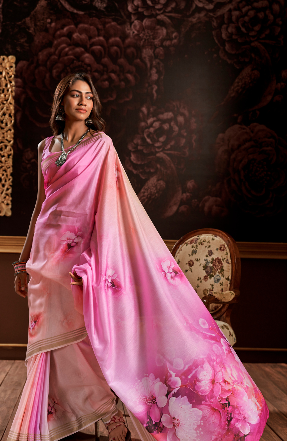 Pure Handloom Silk Fabric in a Smooth Elegant Finish - LaVante Fashion
