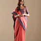 Handloom Cotton Fabric with Contrast Border - LaVante Fashion
