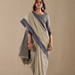 Handloom Cotton Fabric with Contrast Border - LaVante Fashion
