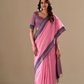 Handloom Cotton Fabric with Contrast Border - LaVante Fashion