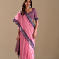 Handloom Cotton Fabric with Contrast Border - LaVante Fashion
