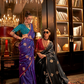 Pure Satin Handloom Silk Saree with Luxurious Weaving Detail