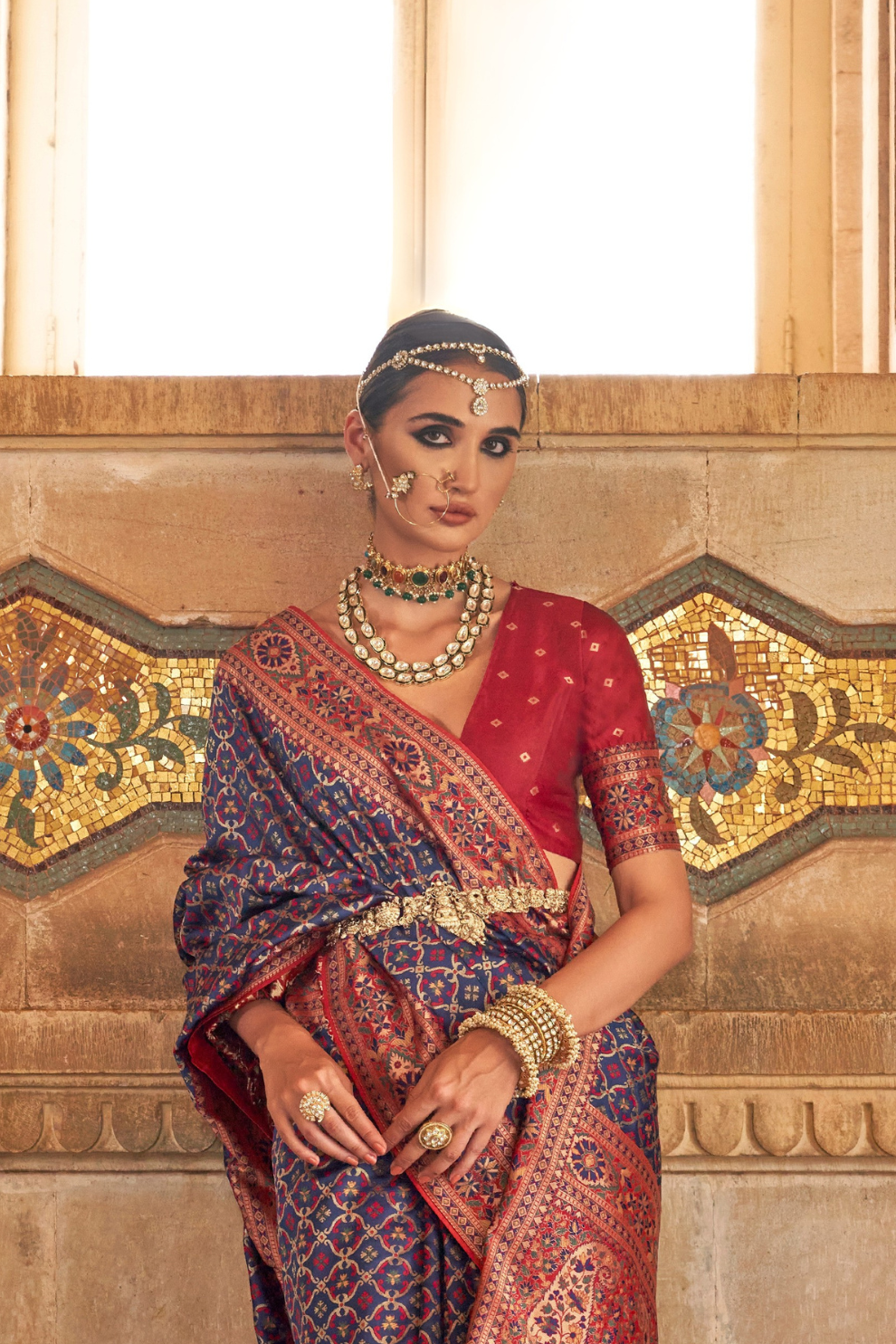 Traditional Banarasi Silk Saree with Rich Weave and Royal Appeal
