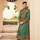 Ethnic Green Printed Skirt & Kurta Jacket Set for Couple - LaVante Fashion