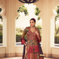 Ethnic Maroon Printed Skirt & Kurta Jacket Set for Couple - LaVante Fashion