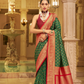 Soft Finish Banarasi Silk Saree with Kanchipuram Weave Design