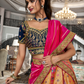 Traditional Banarasi Silk Bridal Lehenga with Zarkan and Cording Embellishments