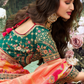 Elegant Banarasi Silk Lehenga Choli with Handcrafted Zarkan and Cording Detailing
