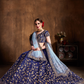 Elegant Dori, Badla & Sequins Embroidered Lehenga Set