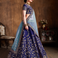 Elegant Dori, Badla & Sequins Embroidered Lehenga Set