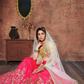 Soft Pink Art Silk Lehenga with Detailed Embroidery Work